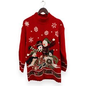 Tiara International Christmas Sweater Womens Small